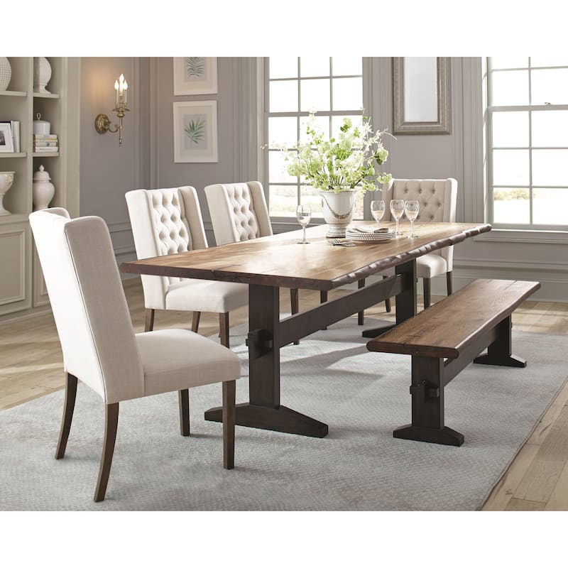 Handcrafted Live Edge Design Dining Collection