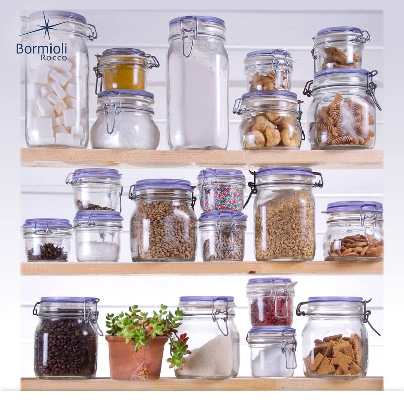Bormioli Rocco Fido Jar with Lid 3 Piece Set