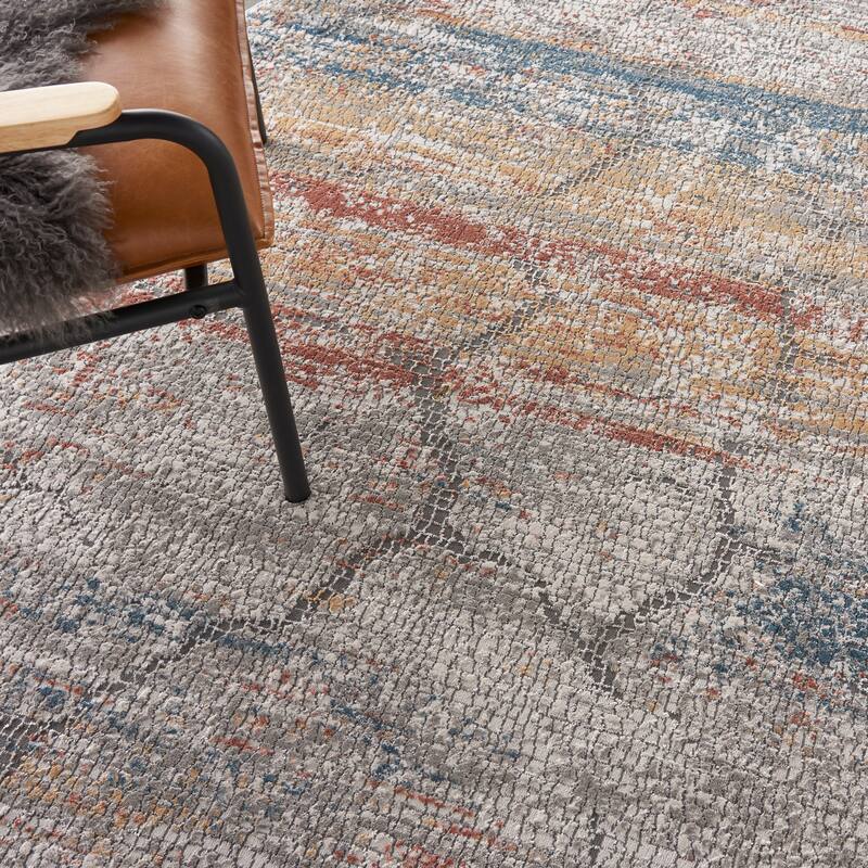 Nourison Rustic Textures Contemporary Abstract Area Rug