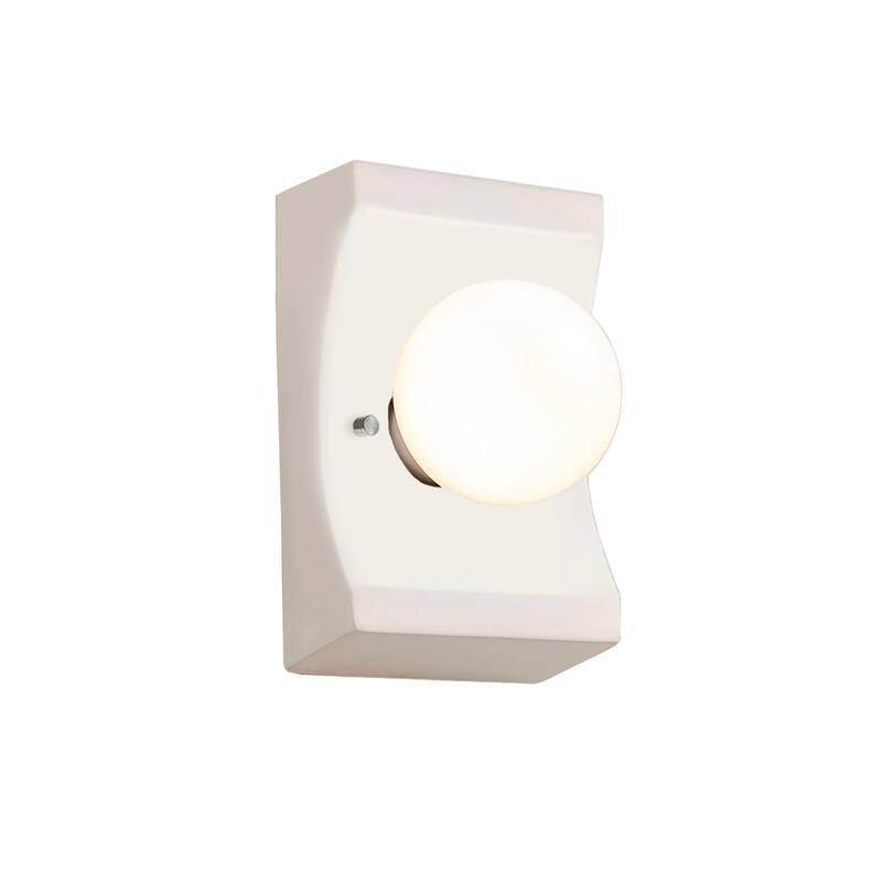 Justice Design Group Scoop Wall Sconce - Matte White