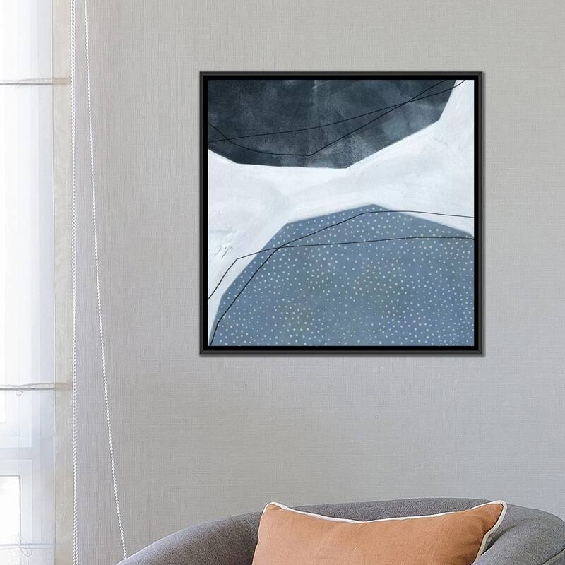 iCanvas "Adjacent Abstraction I" by Emma Scarvey Framed Canvas Print