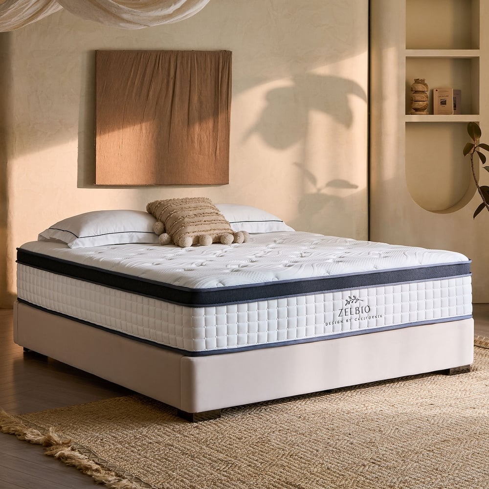 Comfort Medium Firm Gel Memory Foam Hybrid CertiPUR-US Motion Isolation 12 in. Mattress