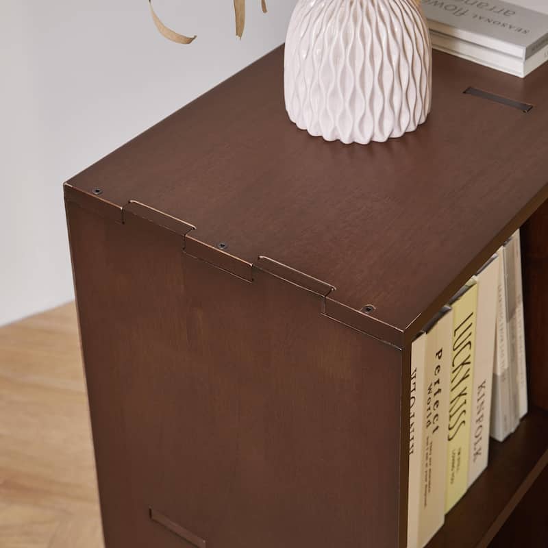 Book Shelf with 6 Storage Place Wooden Bookshelf Storage Organizer Diaplay Cabinet