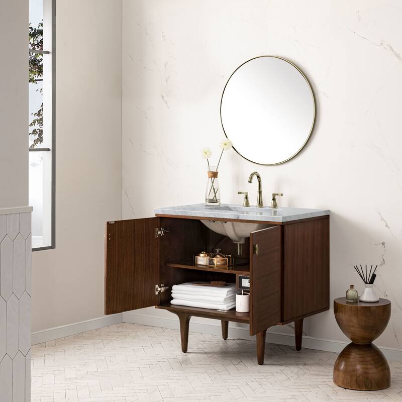 James Martin Vanities 670-V36-3CAR Amberly 36" Free Standing or Wall