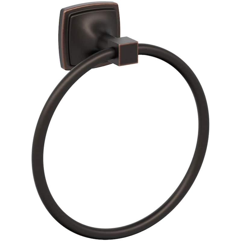 Amerock Stature 7-9/16" Wall Mounted Towel Ring - Oil Rubbed Bronze