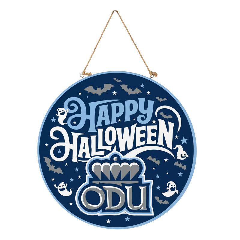 Old Dominion University 18" x 18" Halloween Door Décor Wall Sign