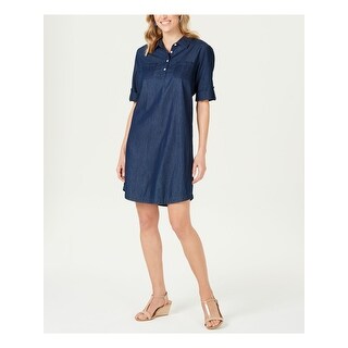 karen scott denim dress