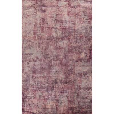 Art & Craft Abstract Large Area Rug Hand-Knotted Wool Carpet - 9'9"x 14'1"