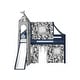preview thumbnail 64 of 117, JACKPOT Prince & Princess Low Loft Twin Bed, Ladder Slide Tent & Tower