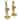 American Art Decor The Fox and Rabbit Gold Resin Tabletop Bar Decor - 2.36 x 8.54