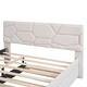 preview thumbnail 17 of 21, Comfortable Upholstered Platform Bed with Stylish Headboard and Extra Trundle