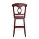 preview thumbnail 19 of 79, Eleanor Napoleon Back Wood Swivel Chair by iNSPIRE Q Classic