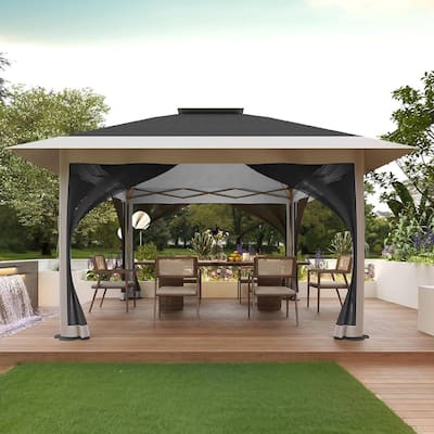 12x12 Pop Up Gazebo Outdoor Canopy Shelter - 12x12 Ft