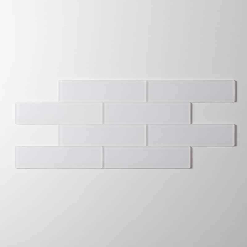 2 in. x 8 in. Glass Subway Wall Tile