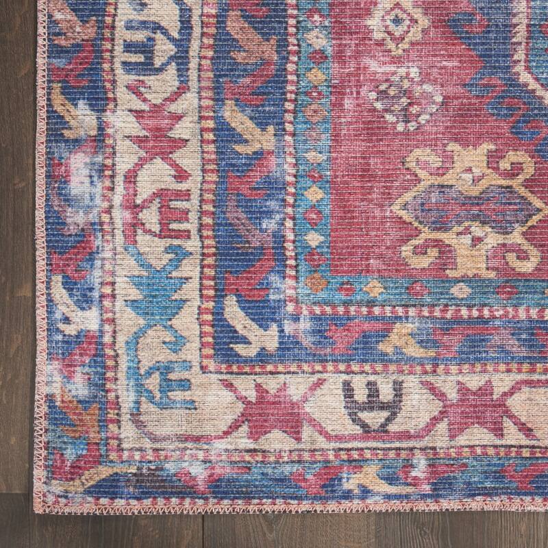 Power Loomed Distressed Area Rug