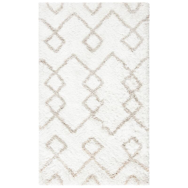 SAFAVIEH Handmade Toronto Shag Welmoet Polyester Rug