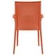 preview thumbnail 5 of 7, Mace Modern Outdoor Arm Chair (Set of 2) - Woven Stackable All-Weather Chairs for Patio, Garden & Café - Indoor/Outdoor