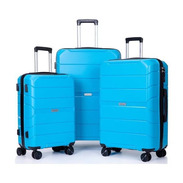 3Piece Spinner Luggage Set PP Lightweight Suitcase Sets (20/24/28