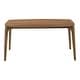Furniture of America Lantel MidCentury Modern Walnut 59inch Wood Dining Table Bed Bath
