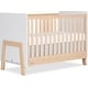 preview thumbnail 1 of 4, Dream On Me Fisher-Price Iris 4-in-1 Convertible Crib - Vintage White Oak Vintage White Oak