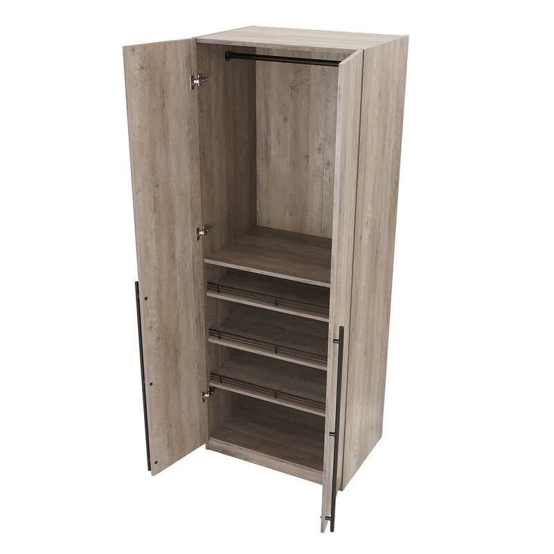 Manhattan Comfort Lee Modern 3.0 Freestanding Wardrobe Closet Armoire