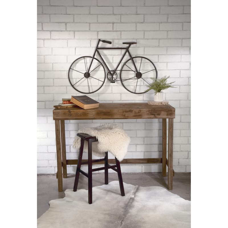 Multicolored Metal/Wood Bicycle Wall Art