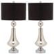 preview thumbnail 5 of 5, SAFAVIEH Lighting 26-inch Mercury Crackle Glass Table Lamp (Set of 2)