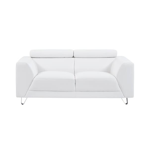 Global Furniture USA White Loveseat Bed Bath & Beyond 33308086