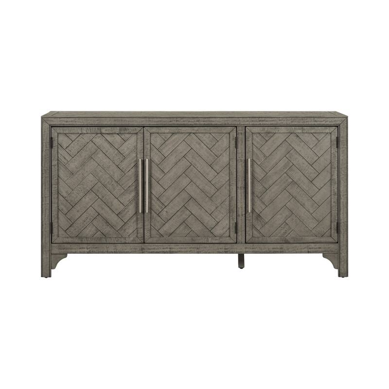 Sideboard with Adjustable Shelves and 3 Doors