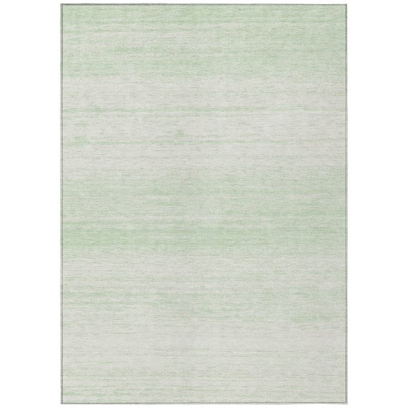 Machine Washable Indoor/ Outdoor Chantille Ombre Stripes Rug