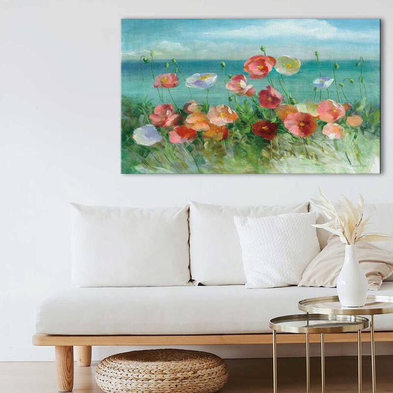 "Coastal Poppies" Print on Canvas