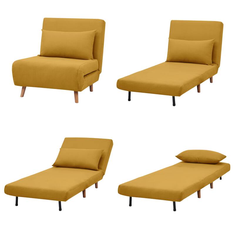 Tustin Upholstered Convertible Lounge/ Sleeper Chair