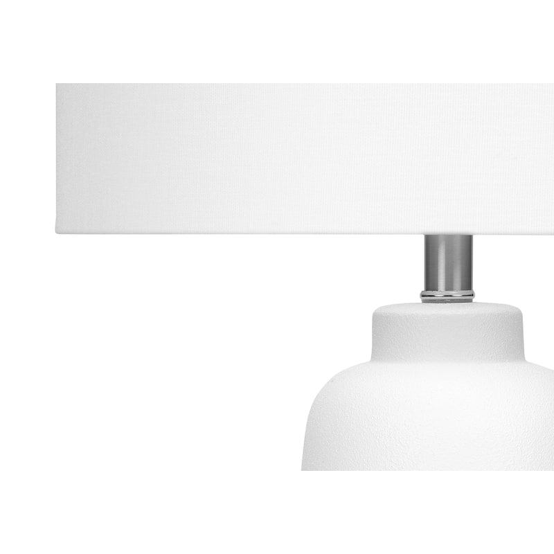 Lighting, 26"h, Table Lamp, Cream Ceramic, Ivory / Cream Shade, Modern