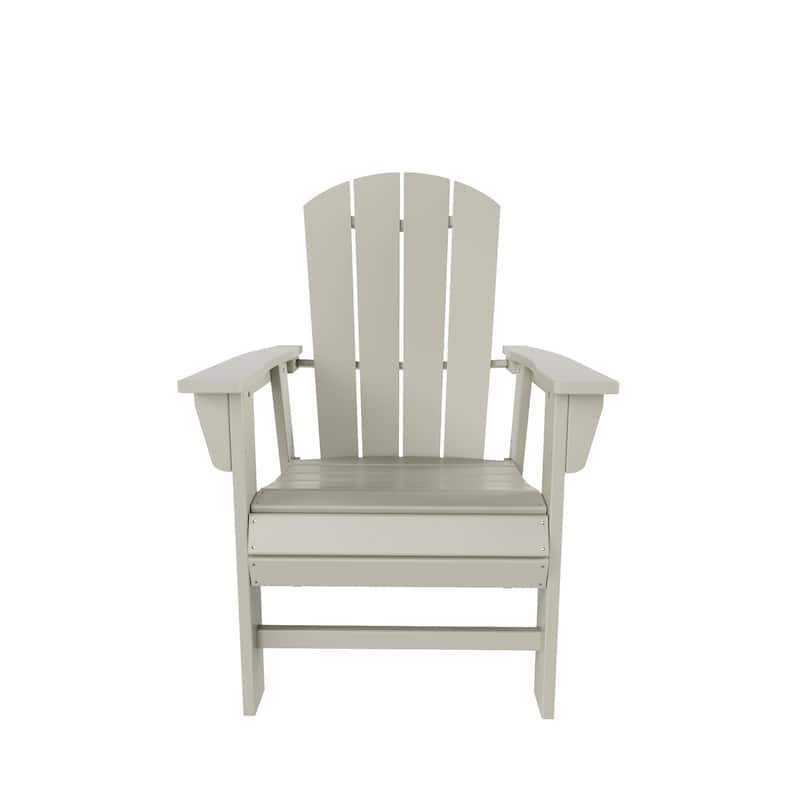 Laguna Hdpe All Weather Outdoor Patio Adirondack Dining Chair With Arms