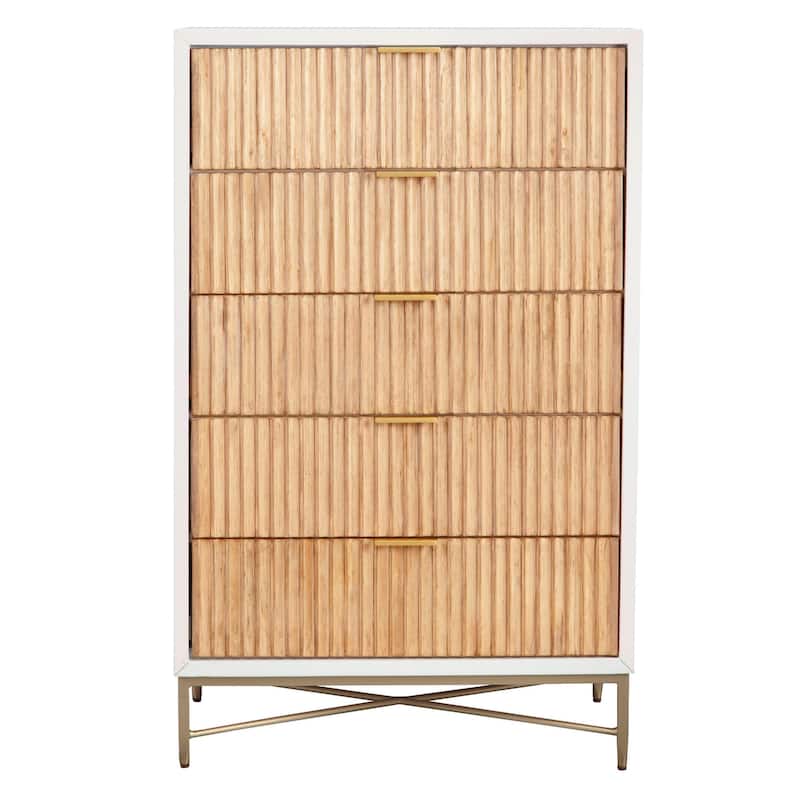 Origins by Alpine 5 Drawer Larsen Chest