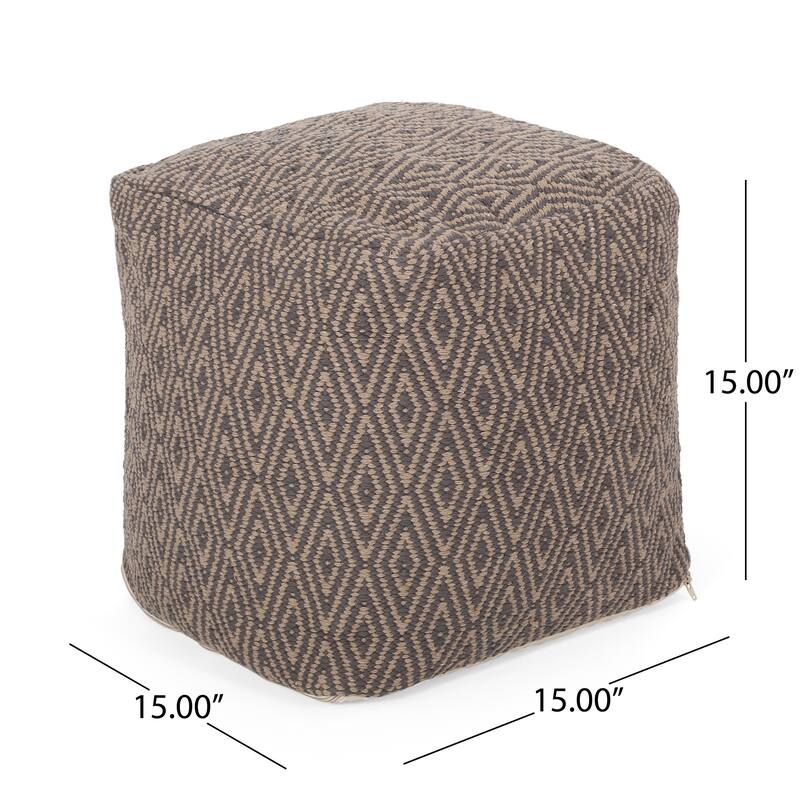 Hansolo Yarn Square Pouf,Comfortable choice, multiple functions, classic design, and cozy corners