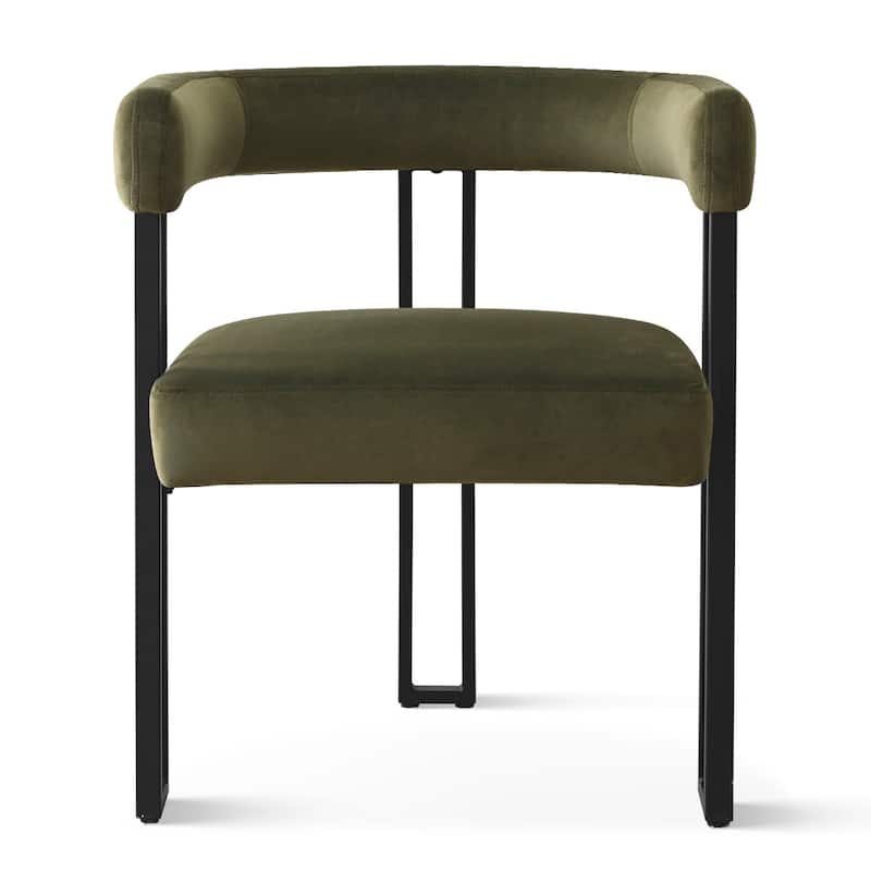 Upholstered Velvet Armchair (Set of 2)