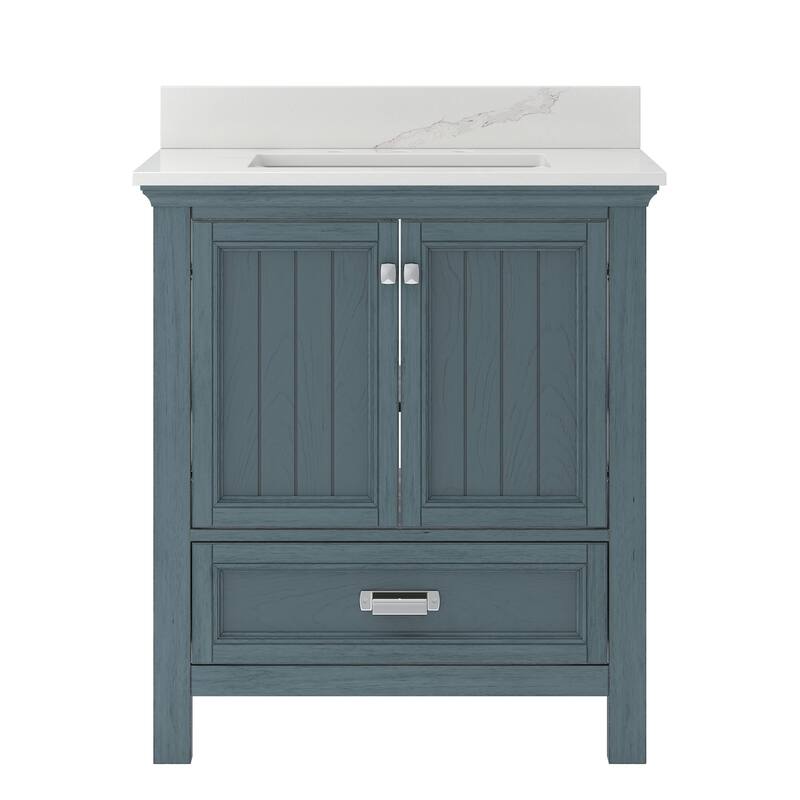 CRAFT + MAIN BAVT3122D-QCB Brantley 30" Free Standing Single Basin