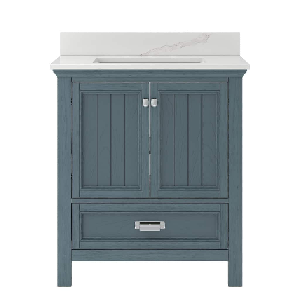 CRAFT + MAIN BAVT3122D-QCB Brantley 30" Free Standing Single Basin