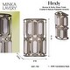 preview thumbnail 3 of 5, Minka Lavery 3581 Hexly 12" Tall Wall Sconce with Crystal Panel and