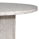 preview thumbnail 33 of 39, Landon Round Reclaimed Pine Natural Finish Dining Table with Cross Base