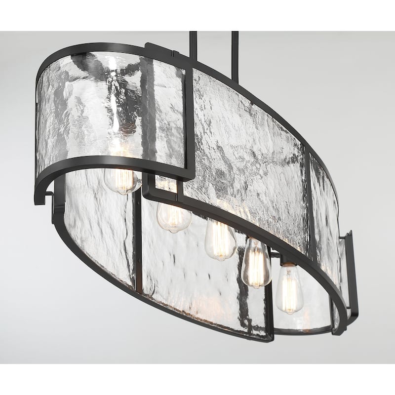 Minka Lavery 5268 Bella Collina 5 Light 48" Wide Linear Chandelier