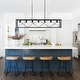 preview thumbnail 24 of 50, Kiro 7-light Farmhouse 48In Linear Chandelier Rectangle Dining Lights with UL - 48'' W x 7.78'' D x 11'' H