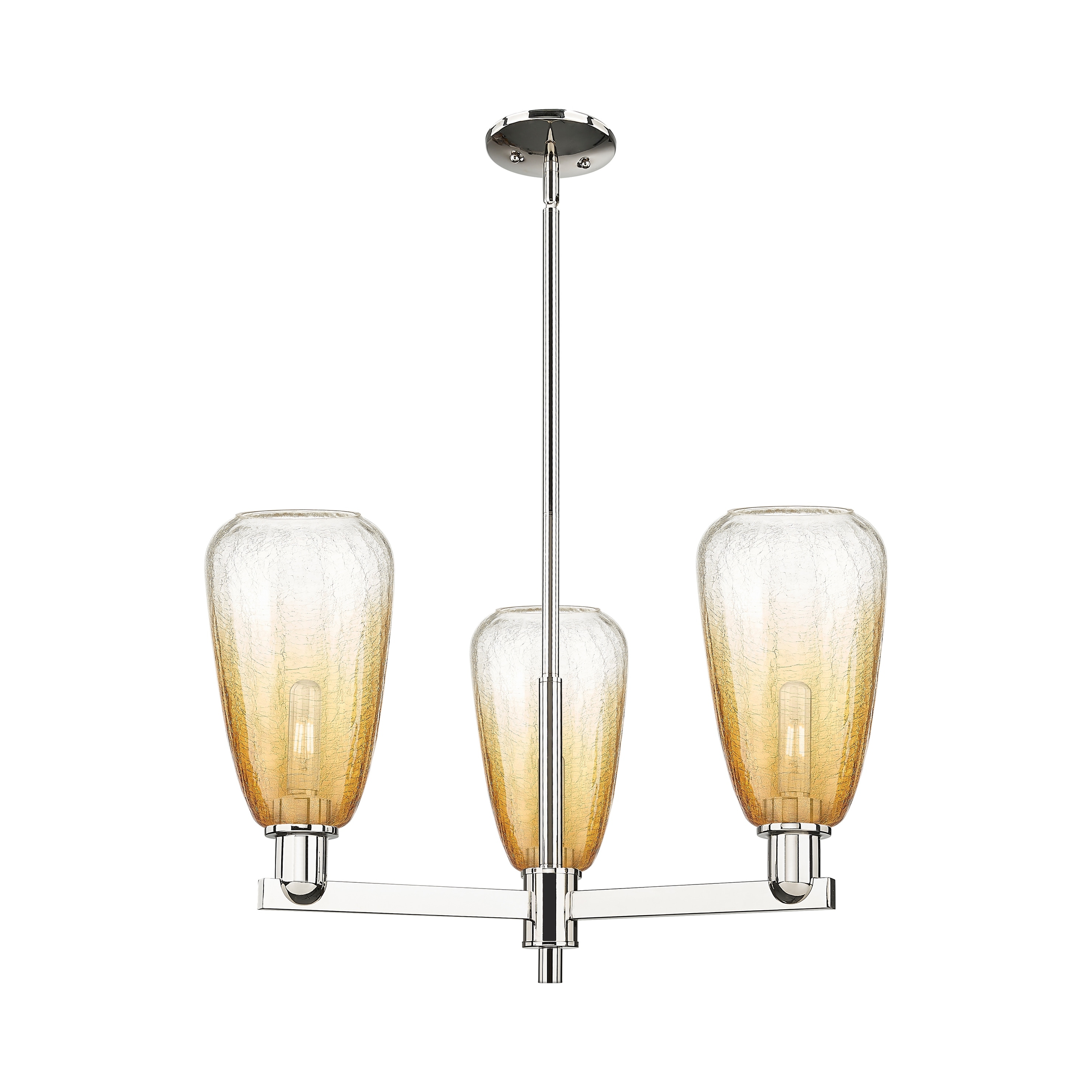 Innovations Lighting Downtown Urban - Brookhaven Almond - 3 Light 18" Stem Hung Chandelier