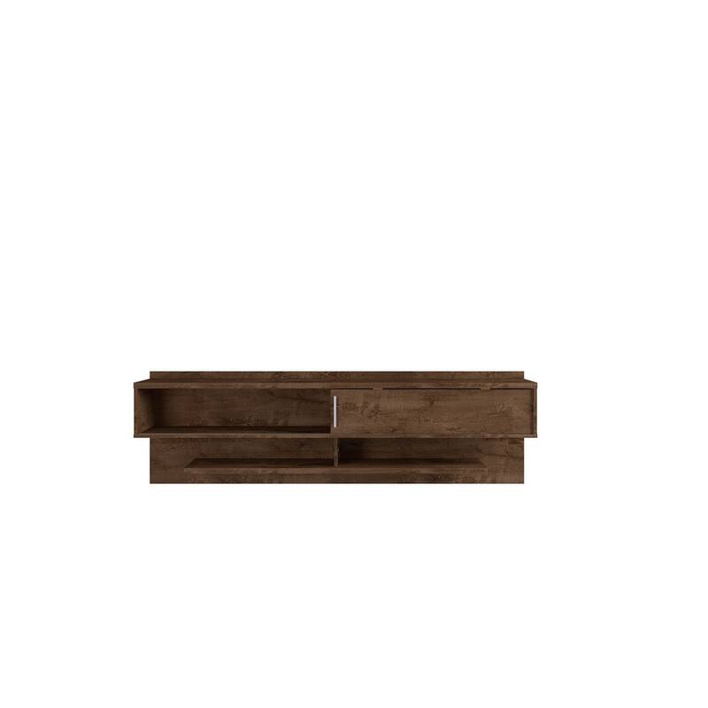 Manhattan Comfort Jabolinski Wood 70 In. Floating Living Room Entertainment Furniture