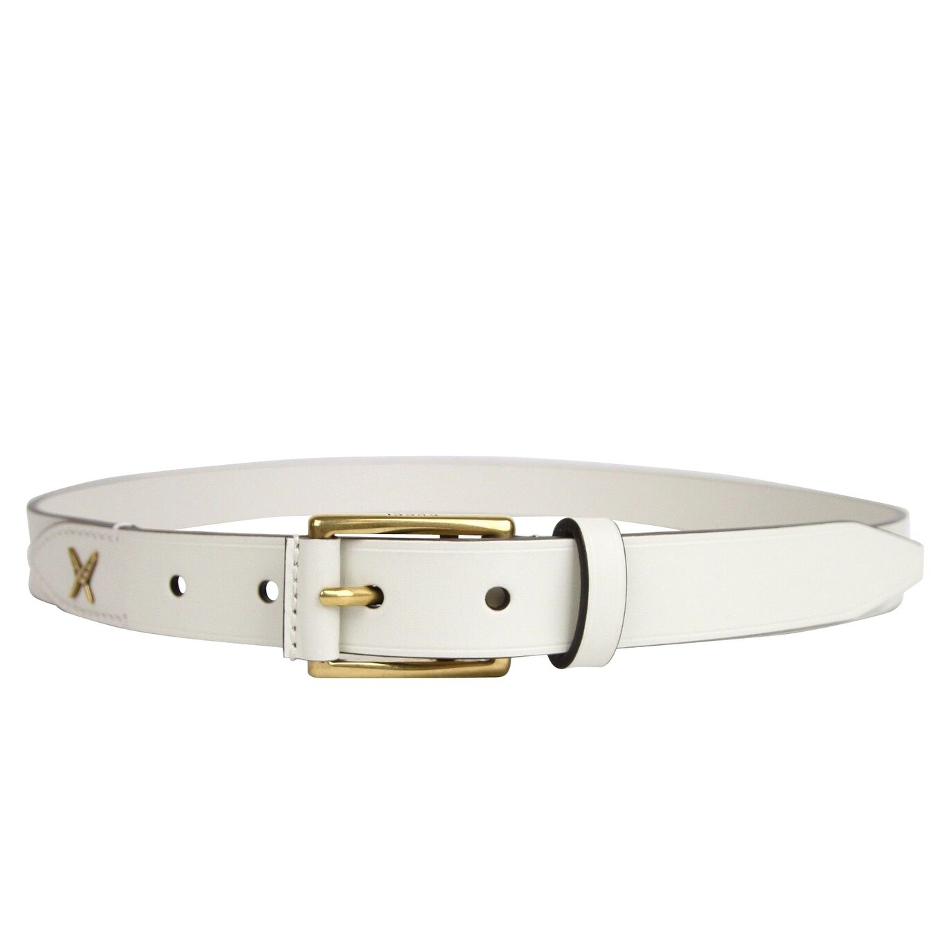 White and gold belt mens clearance