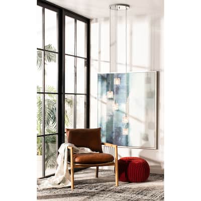 SAFAVIEH Lighting Hadden Pendant - 14.5"x14.5"x42.75-79.5"