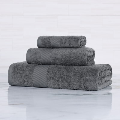 Luxury Egyptian Cotton Solid 3 Piece Bath Towel Set by Superior