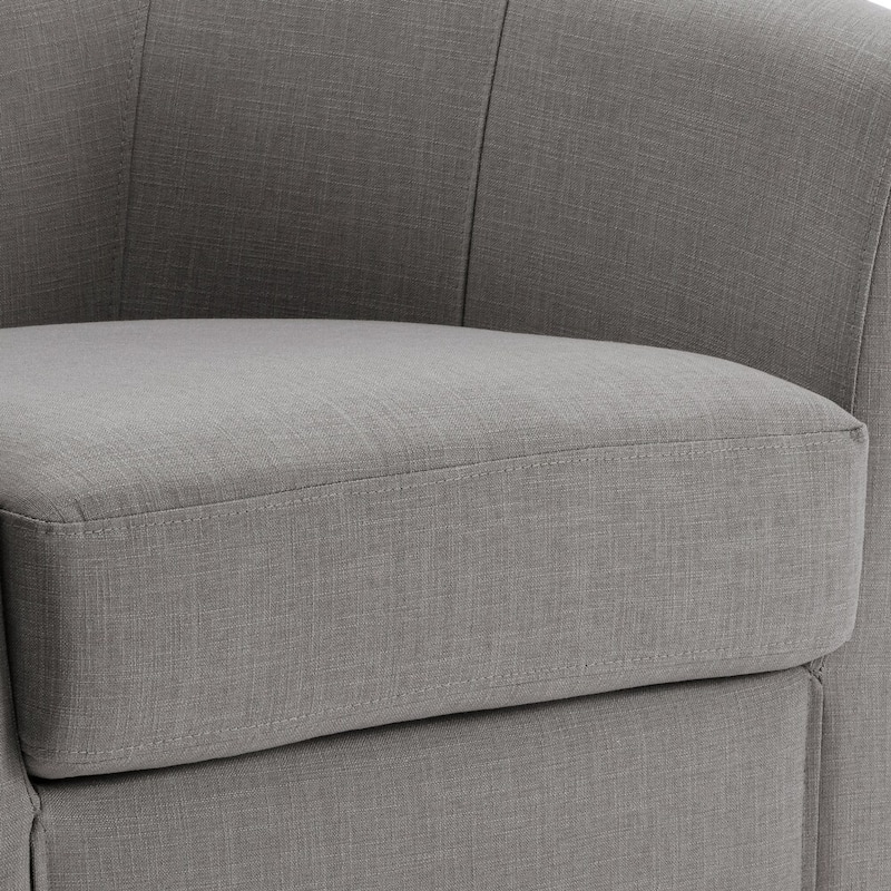 Anna 30"W Swivel Barrel Accent Chair Set of 2