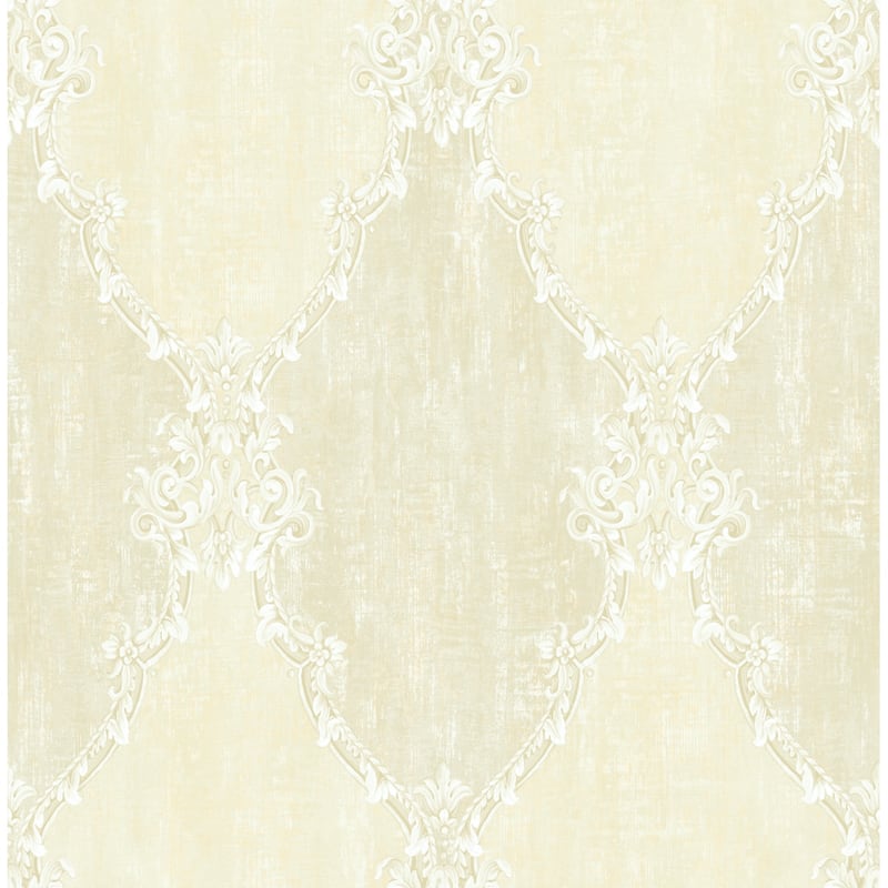 Seabrook Designs Erhard Ogee Framework Unpasted Wallpaper